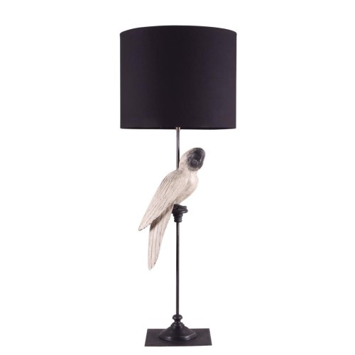 White Parrot Table Lamp