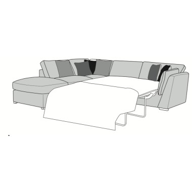 Wimbledon Corner Chaise Sofa Bed