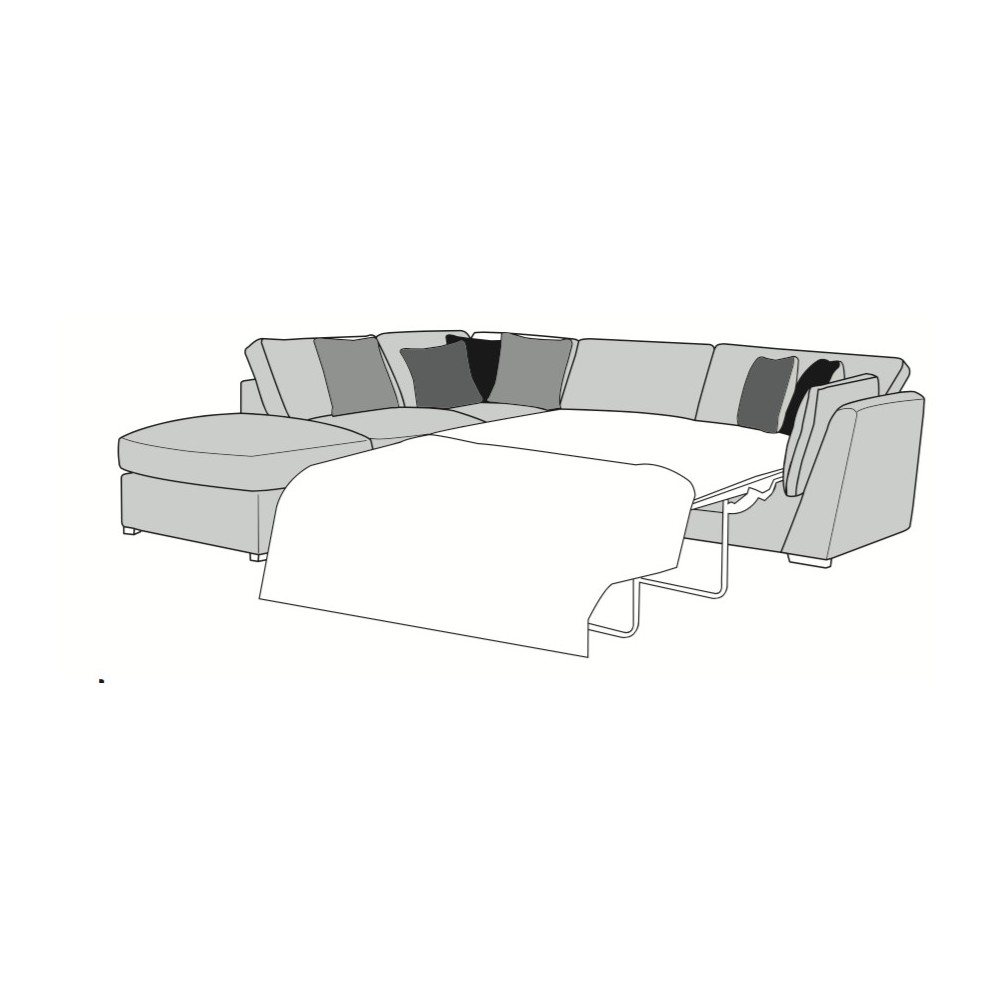 Wimbledon Corner Chaise Sofa Bed