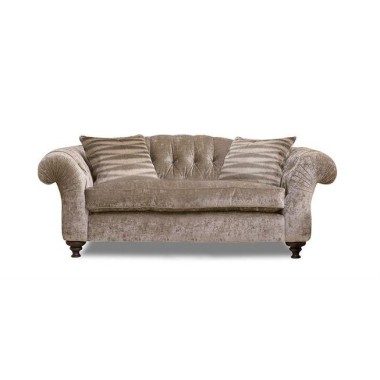 John Sankey Bloomsbury Small sofa in Borghese velvet