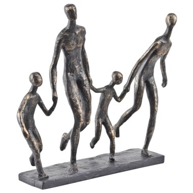 Bronze Family Sculpture