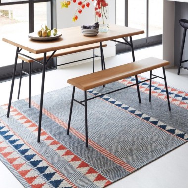 Villa Nova Tobi Rug - Indigo-Tabasco