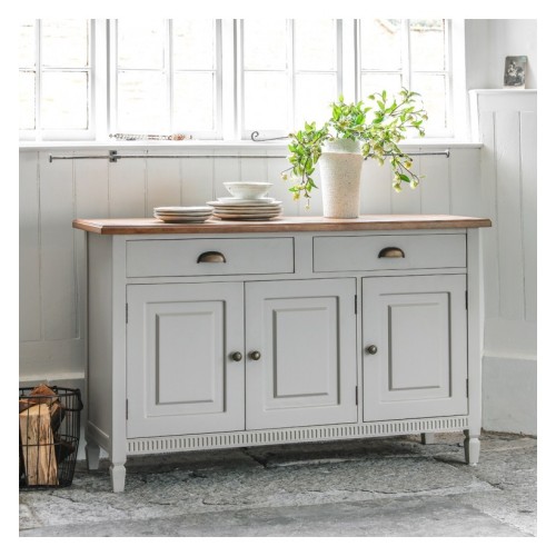 Hampstead 3 Door Sideboard - Dove Grey