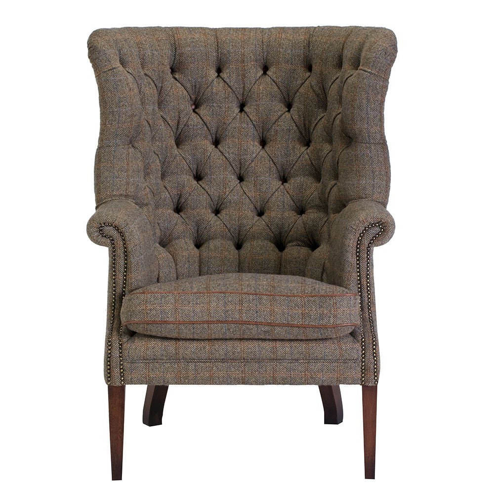 Tetrad Harris Tweed Mackenzie wing chair