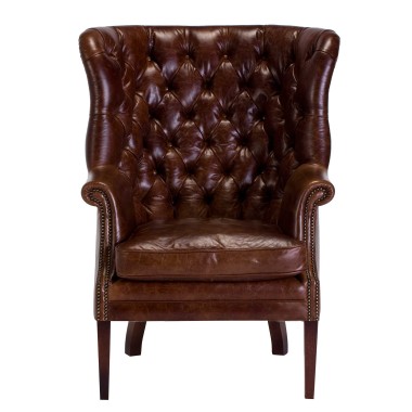 Tetrad Mackenzie Leather Wing Chair