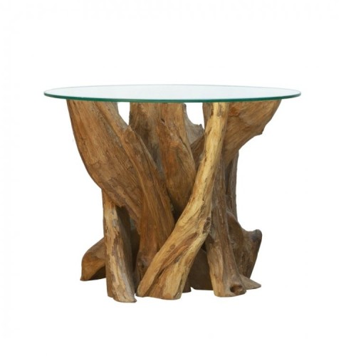 Teak Root Side Table