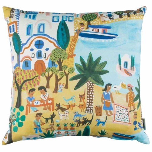 Villa Nova Island Hopping Cushion - Anna Morgan (London)