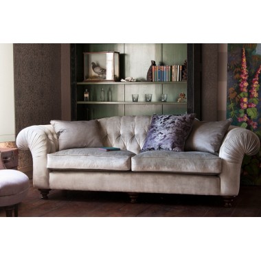 John Sankey Bloomsbury Extra Large Sofa in velvet