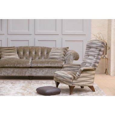 John Sankey Bloomsbury Sofa and Hawthorne Chair from Anna Morgan (London)