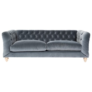 Dulwich Chesterfield Sofa in Velvet - Anna Morgan