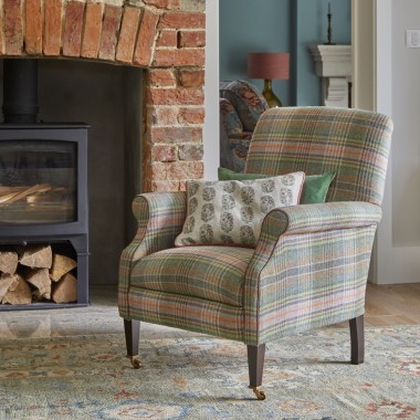 Tetrad Harris Tweed Bowmore Chair - Anna Morgan (London)