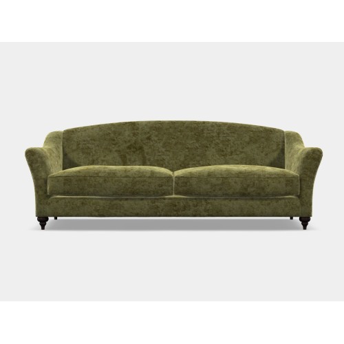 Kensington Extra Large Sofa in emerald velvet from Anna Morgan (London)