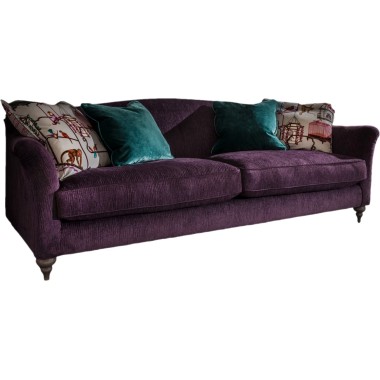 Kensington Large Sofa in Emerald velvet from Anna Morgan (London)