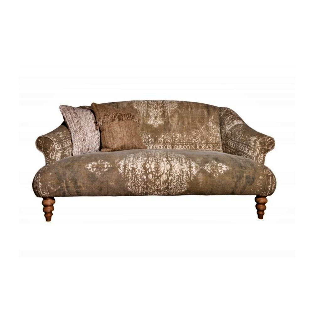 Sloane Small Sofa in Rajasthan carpet from Anna Morgan (London)