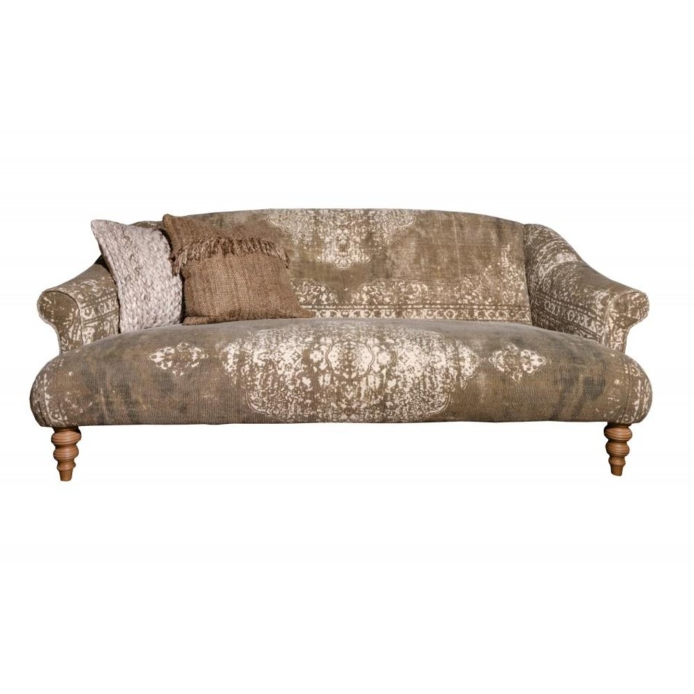 Sloane Large Sofa in Rajasthan carpet from Anna Morgan (London)