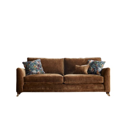 Art deco style Belgravia large sofa in luxurious velvet from Anna Morgan (London)